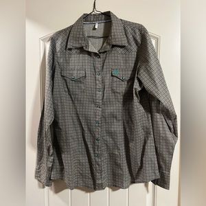 Cinch XL long sleeve snap shirt